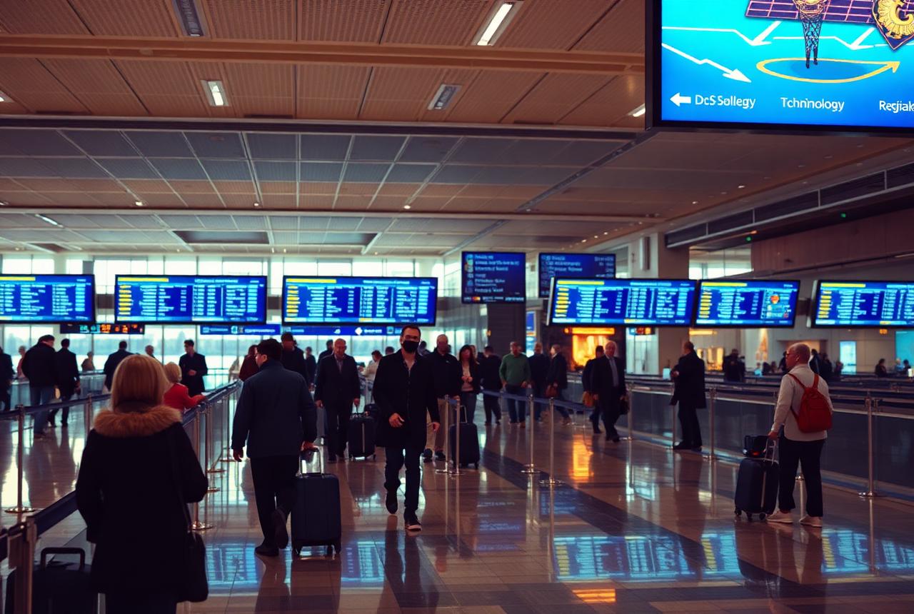 Airport terminal travel technology